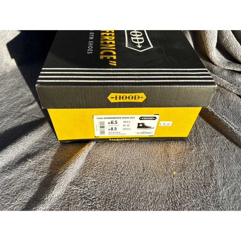 Hood 1955 Conference High Cut OG Black Men’s 6.5 / Women’s 8.5 ARC00133AOGBK New - Picture 10 of 10